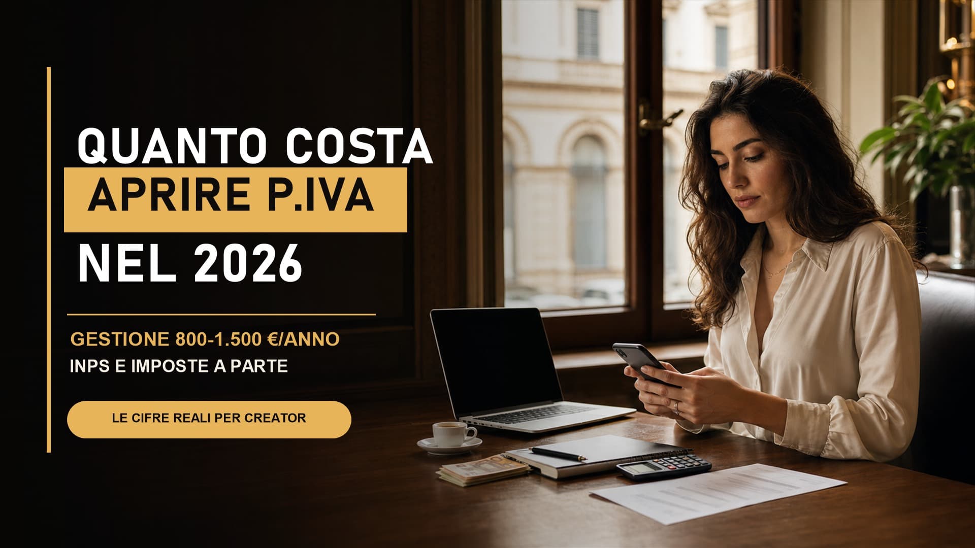 Aprire Partita IVA: quanto costa davvero nel 2026 [guida creator]