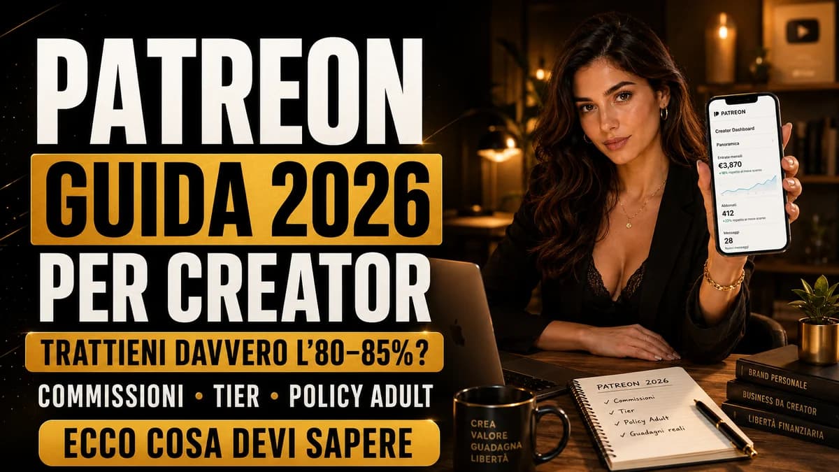 Patreon: cos'è, come funziona e migliori alternative per creator italiani