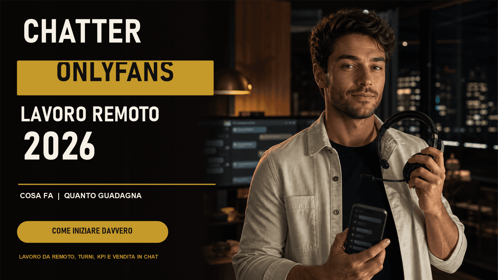 Chatter OnlyFans: attività e verifiche prima di candidarti