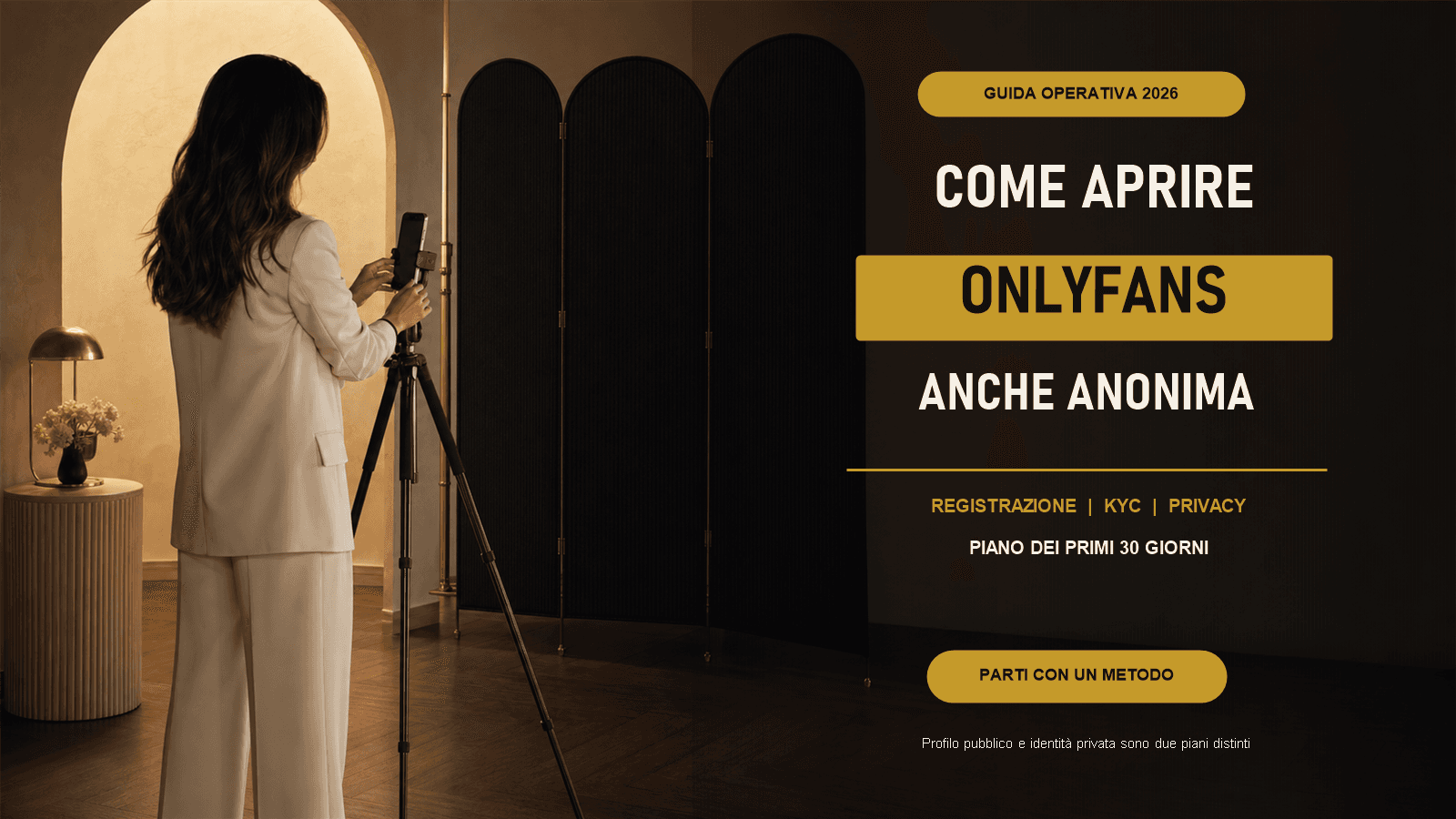 Come aprire OnlyFans (anche anonimo): guida step-by-step 2026