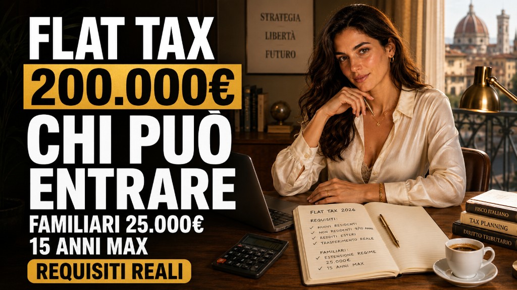 Flat tax 200.000 euro: riepilogo operativo con soglia aggiornata, durata massima e requisiti reali di accesso.